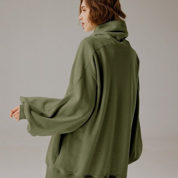 LIT Active Whisper Oversized Turtleneck Sweatshirt. A085-99 - Picture 4 of 7